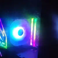 کیس گیمینگ در حد صفر به همراه کیبورد و موس