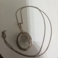 پلاک و زنجیر نقره ۹۲۵