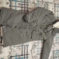 کاپشن کلاه دار داخل خز طوسی سایز ۱ نو|لباس|گلبهار, شهر جدید گلبهار|دیوار