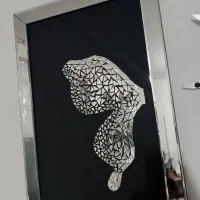 ساعت وتابلوآیینه ای تمیزو زیبا|ساعت دیواری و تزئینی|اسلامشهر, مطهری|دیوار