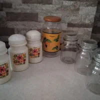 ظرف شیشه ای همه باهم ۵۰۰تومن