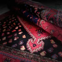 ۲ فرش دستبافت قدیمی 3 متر طول 2 متر عرض