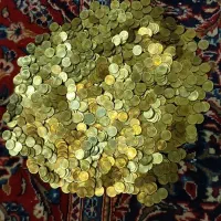 حدود ۱۵۰۰ عدد سکه یک ریالی قدس طلایی