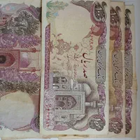 تعدادی اسکناس|کلکسیون سکه، تمبر، اسکناس|رشت, چمارسرا|دیوار