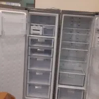 یخچال فریزر دوقلو سامسونگ اصل کره  رنگ استیل