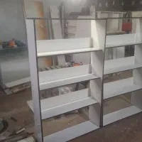 قفسه ام دی اف سالم و تمییز.کتابخانه.ویترین