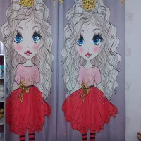 فرش پرده روتختی ست دخترانه