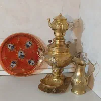 سماورزغالی قلمکاریی عتیقه