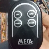 پنکه ایستاده مشکی نوکنترلی