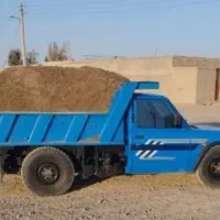 حمل شن و ماسه نخودی بادامی خاک باغچه بانیسان کمپرس