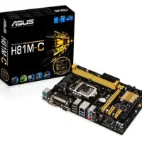 مادربرد asus H81m-c کاملا نو