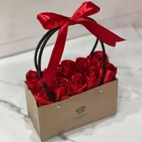 کیف گل رز|گل مصنوعی|کیش, |دیوار