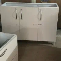 کابینت فلز ام دی اف همراه با سنگ درجه یک