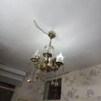 دوتا لوستر برنج قدیم|لوستر و چراغ آویز|بهارستان, |دیوار