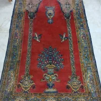 فرش دستباف قدیمی طرح گلدونی