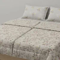 ست رو تختی دونفره ۱،۶۰ ، ساتن ابریشم نو