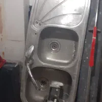 سینک دولگنه با شیر اهرمی درحد