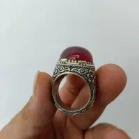 انگشتر نقره یاقوت استار|جواهرات|سردرود, |دیوار