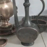 آفتابه لگن مسی قدیمی
