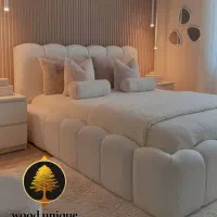 تخت خواب پارچه ای تدی سرویس خواب