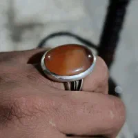 انگشتر عقیق یمنی و فیروزه نیشابور|جواهرات|باوی, |دیوار