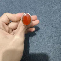 انگشتر عقیق قرمز یمنی