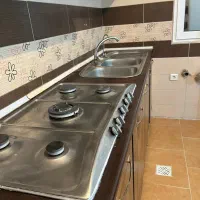 کابینت ام دی اف ۶متری به همراه هود و گاز و سینک|آب‌چکان و نظم‌دهنده ظروف|کوچصفهان, |دیوار