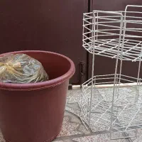 جاپیازی و گلدان