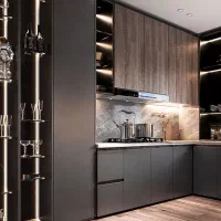 ساخت و اجرای انواع کابینت‌وکمددیواری MDF.decorland