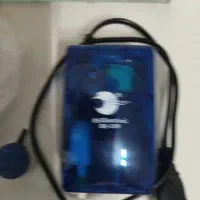 پمپ و آکواریوم و سنگ رنگی