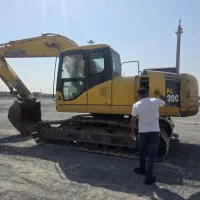 بیل میکانیکی کوماتسو ۲۲۰ خط ۷ پلاک منطقه آزاد|خودرو سنگین|اهواز, پردیس دو|دیوار