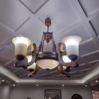 لوستر چوب