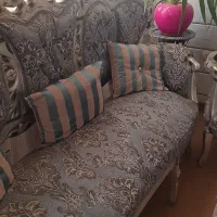 مبلمان  استیل ۹نفره +میز غذا خوری ۶نفره|مبلمان خانگی و میز عسلی|قرچک, زیبا شهر|دیوار