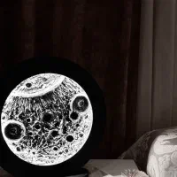 ماه دکوراتیو|چراغ خواب و آباژور|اصفهان, آهنگران|دیوار