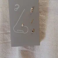 گوشواره انگشتر پیرسینگ نقره|جواهرات|نیشابور, شریعتی|دیوار