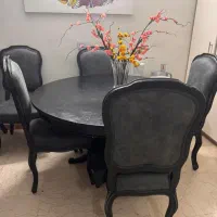 میز ناهار خوری ۶ نفره بسیار زیبا|میز و صندلی غذاخوری|تهران, شهرک نفت|دیوار