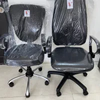صندلی پشت بلند جکدار کامپیوتر مدیریتی چرخدار دو