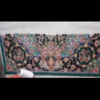 تابلو فرش و زیرپایی چله ابریشم