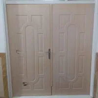 درب چوبی راهرو و  اتاق