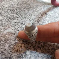 انگشتر باباقوری آبدار  خوش دست   و رکاب عالی