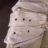 کت شلوار کرمی زنانه و شلواربگ