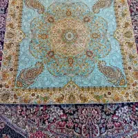 ترمه بزرگ آستری کشیده یک متر در یک متر