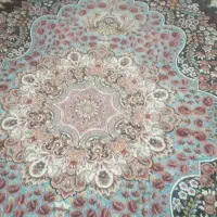 قالی ۱۲متری سرمه ای