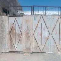 درب اهنی بزرگ مناسب برای باغات وکارگاها