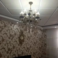 لوستر هشت شعله برنز ، ساعت برنز، تابلو
