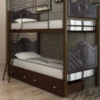 تخت مدل۲طبقه کد ستون آهنی|تخت و سرویس خواب|قم, نیروگاه|دیوار