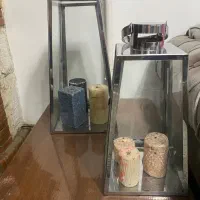 فانوس دکوری نقره ای