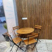 میز و صندلی تاشو چوبی