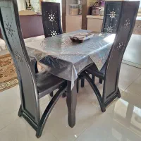 میز ناهار خوری ۴ نفره چوبی