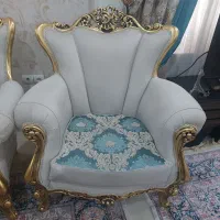 مبل استیل ۹ نفره با  ناهارخوری ۸نفره